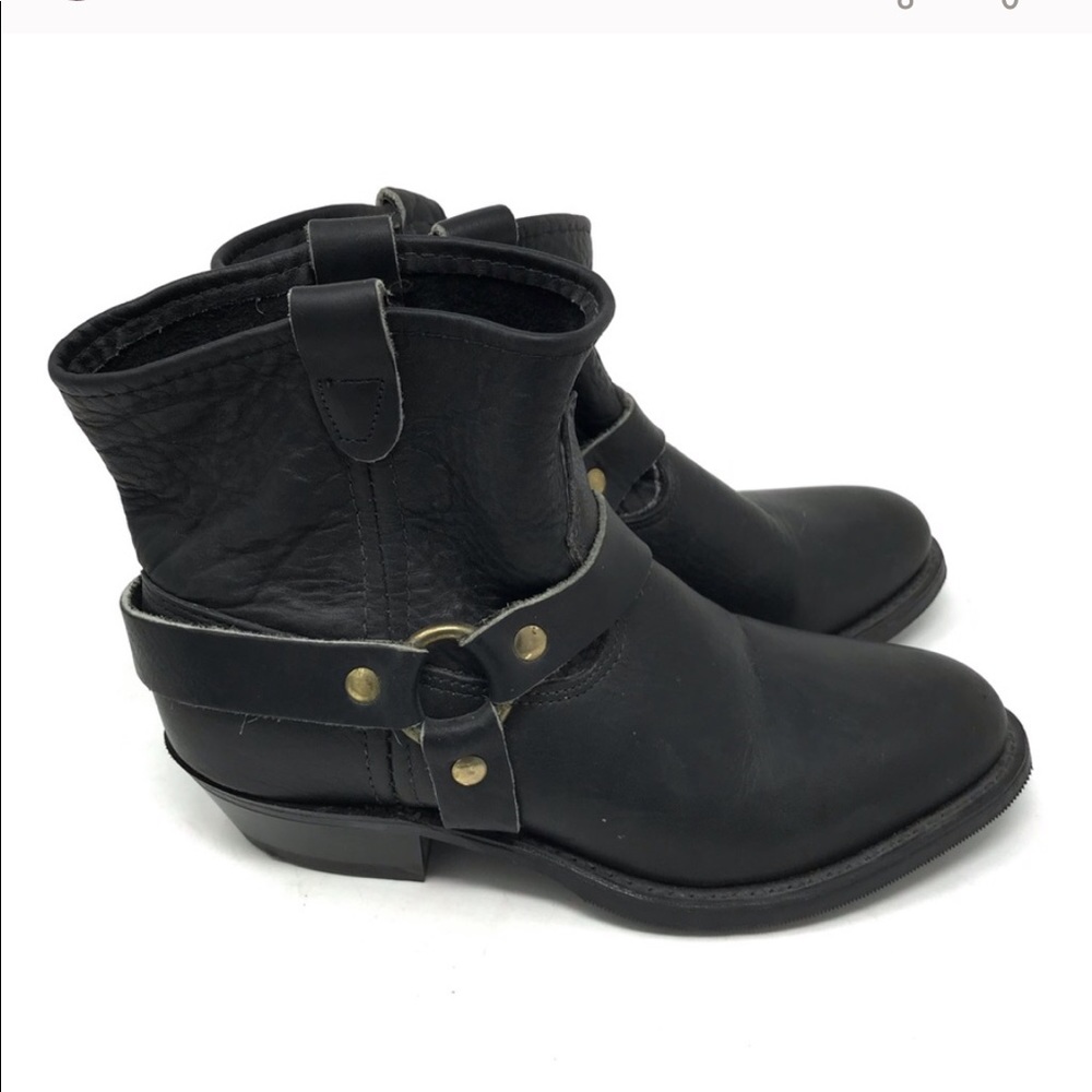Double H Boots Harness Leather Biker Motorcycle